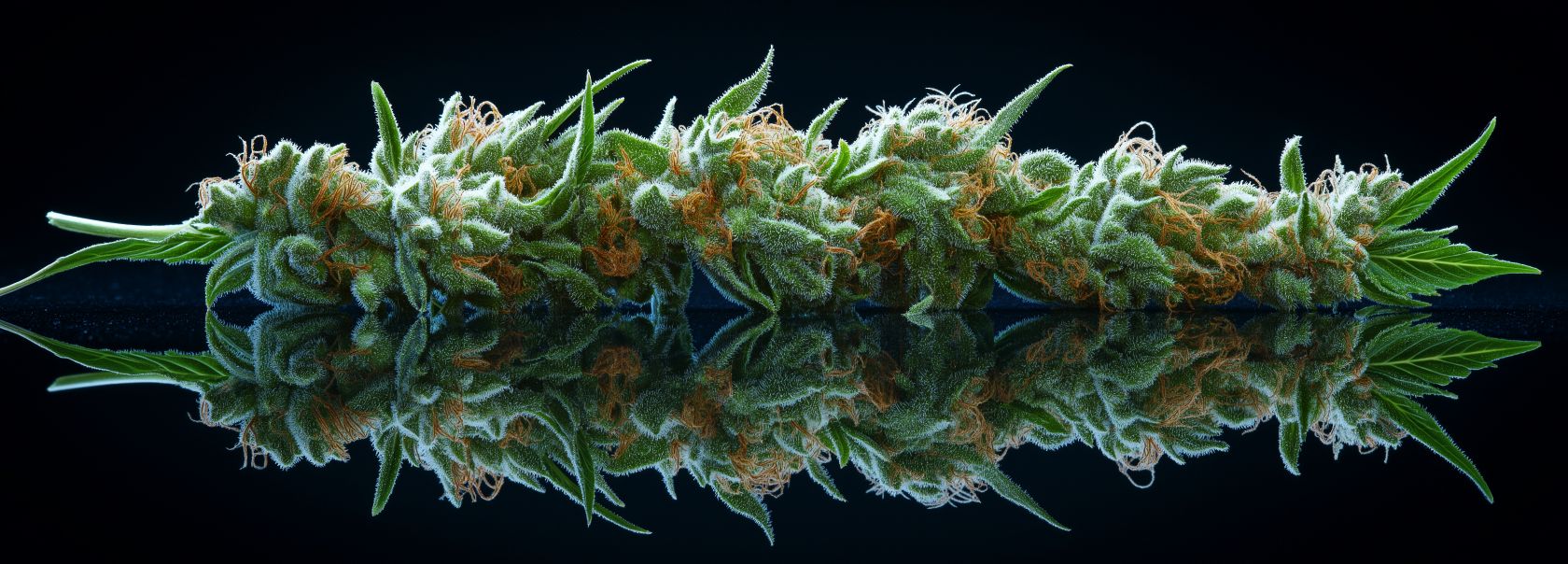 Cannabis drying room with hanging flower