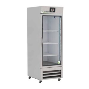 ARES 23 cu. ft. Single Glass Door Stainless Steel Laboratory Refrigerator