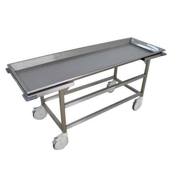 Mopec DD Series Body Tray Saddle Autopsy Cart