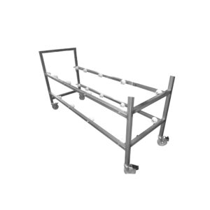 Mopec Portable Cadaver Storage Rack With Casters For 27” Trays