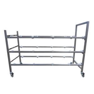 Mopec Portable Cadaver Storage Rack With Casters For 27” Trays - Image 2