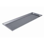 Mopec JC Series stainless steel body tray with hand slots for cadaver storage racks, carriers, and lifts