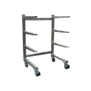 Mortech Manufacturing Cantilever Cadaver Storage System with Casters