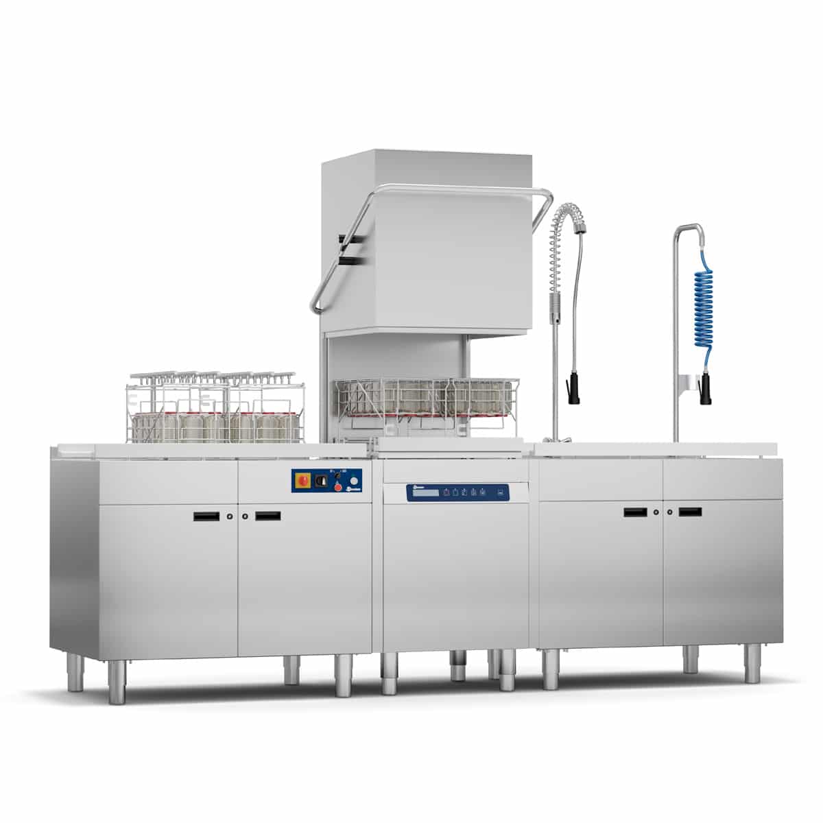 Steelco MITO 2B Semiautomatic Feeding Bottles Washer – 2×18 Bottles Crates per Cycle