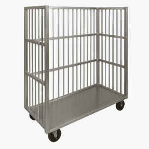 Heavy-Duty Bulk Transport Cart with High-Capacity Polyethylene Body