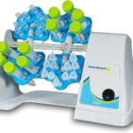 Benchmark R2020 RotoMini tube rotator front view showing fixed-speed rotation platform