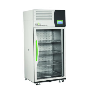 Front view of CARON 7002-25 heated incubator reach-in chamber