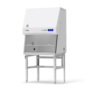 Baker SterilGARD e3 SG404 4-foot Class II Type A2 biological safety cabinet with channel stand, front view