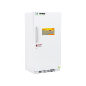ARES Cool ARS-HC-ERCS-30 30 cu. ft. hazardous location refrigerator/freezer combo exterior with NFPA warning label