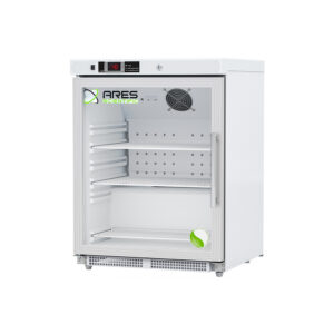 ARS-HC-UCBI-0404G-ADA-LH 4.6 cu ft ADA glass door built-in undercounter laboratory refrigerator, door closed