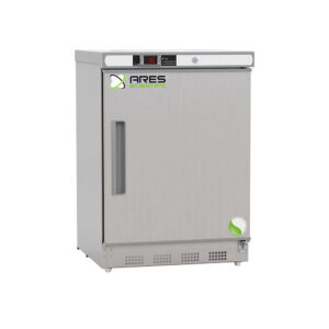 ARS-HC-UCBI-0404SS 4.5 cu ft stainless steel door built-in undercounter laboratory refrigerator, door closed