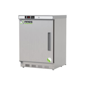 ARS-HC-UCBI-0404SS-LH 4.5 cu ft stainless steel door built-in undercounter laboratory refrigerator, door closed