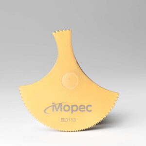 Mopec SuperCut Section Pathology Saw Blade with wide and narrow cutting edges